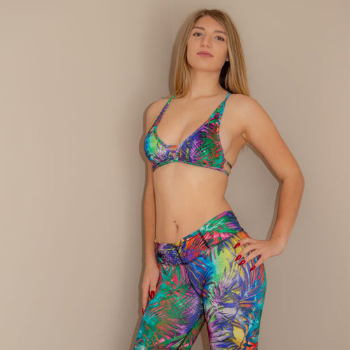 Hawaiian Palm Activewear Top